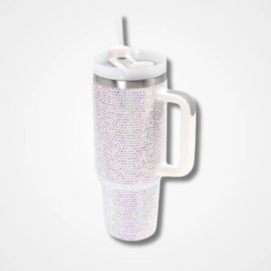 Mechronik Glamorous Rhinestone 40oz Tumbler – Triple-Insulated Stainless Steel