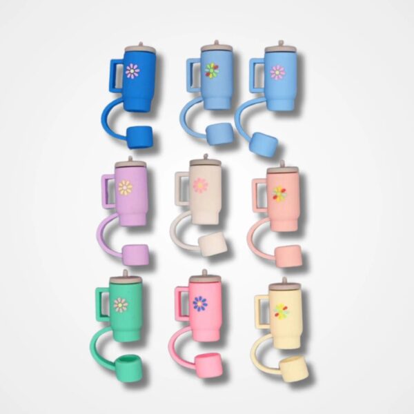 Mechronik Tumbler Shape Straw Covers – Leakproof Silicone