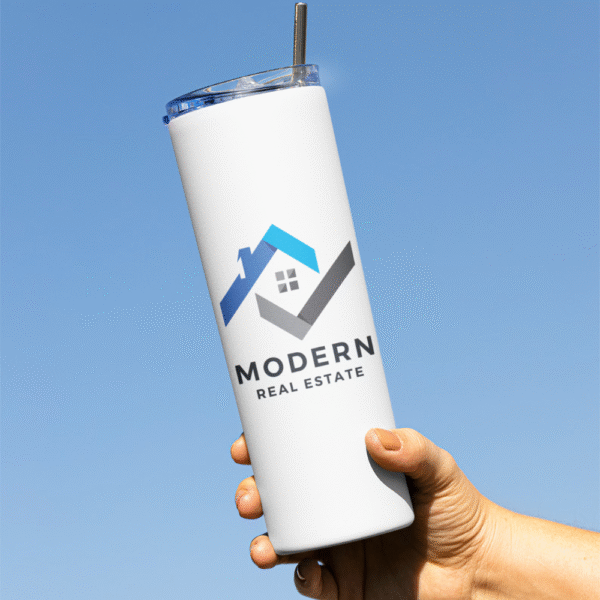 Mechronik Custom Tumbler with Lid & Straw – Personalized Business Gift - Image 3