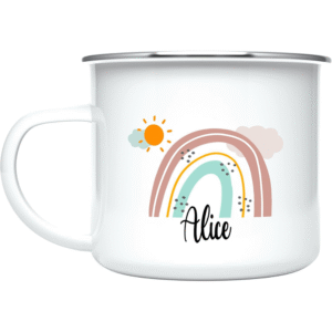 Mechronik 11oz Personalized Stainless Steel Mug for Kids – Custom Enamel Gift Cup