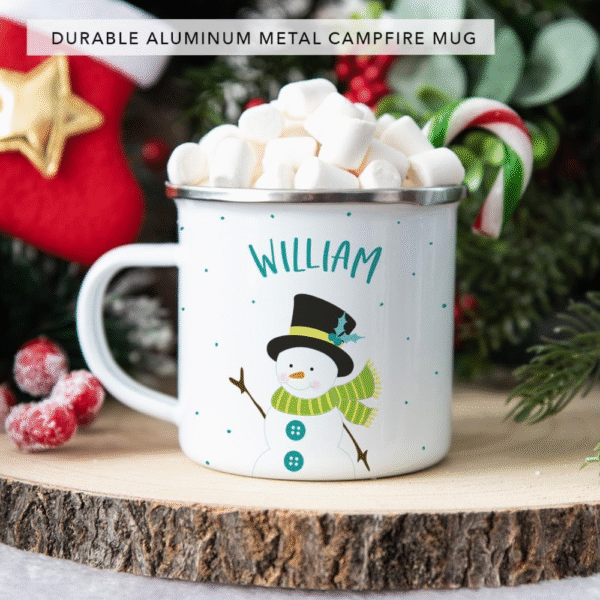 Mechronik 11oz Personalized Stainless Steel Campfire Coffee Mug - Image 3