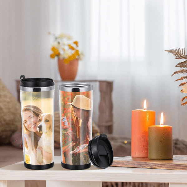Mechronik 12oz Personalized Photo Tumbler – Custom Stainless Steel Insulated Mug - Image 3