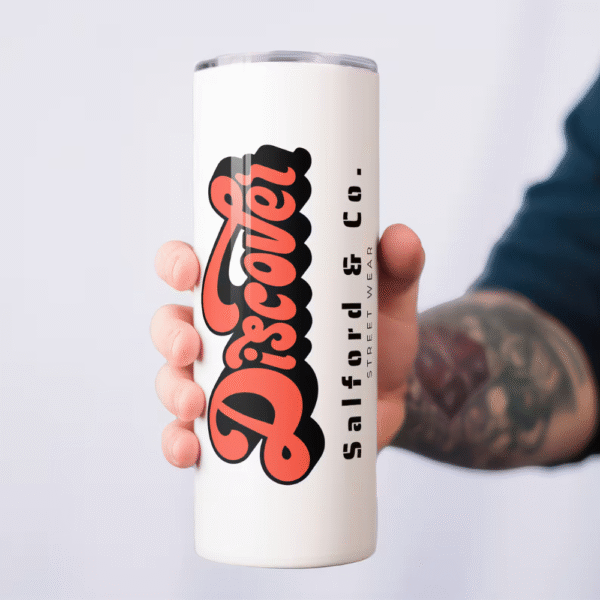 Mechronik Custom Tumbler with Lid & Straw – Personalized Business Gift - Image 4
